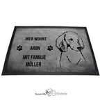 Pudel 1 - Fußmatte - Schmutzfangmatte - 40 x 60 cm-Tierisch-tolle Geschenke-Tierisch-tolle-Geschenke