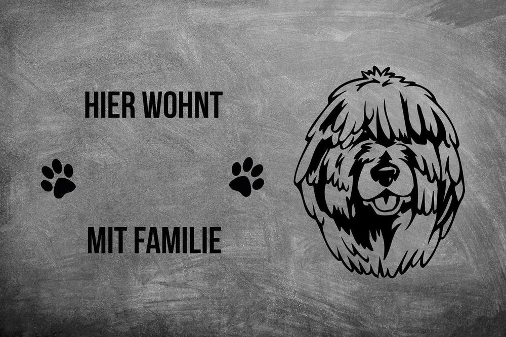 Puli - Fußmatte - Schmutzfangmatte - 40 x 60 cm-Tierisch-tolle Geschenke-Tierisch-tolle-Geschenke