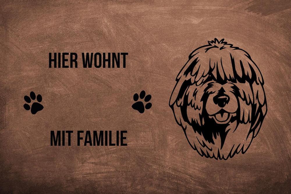 Puli - Fußmatte - Schmutzfangmatte - 40 x 60 cm-Tierisch-tolle Geschenke-Tierisch-tolle-Geschenke