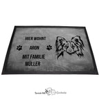 Papillon 2 - Fußmatte - Schmutzfangmatte - 40 x 60 cm-Tierisch-tolle Geschenke-Tierisch-tolle-Geschenke
