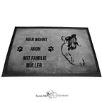 Papillon - Fußmatte - Schmutzfangmatte - 40 x 60 cm-Tierisch-tolle Geschenke-Tierisch-tolle-Geschenke