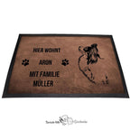 Papillon - Fußmatte - Schmutzfangmatte - 40 x 60 cm-Tierisch-tolle Geschenke-Tierisch-tolle-Geschenke