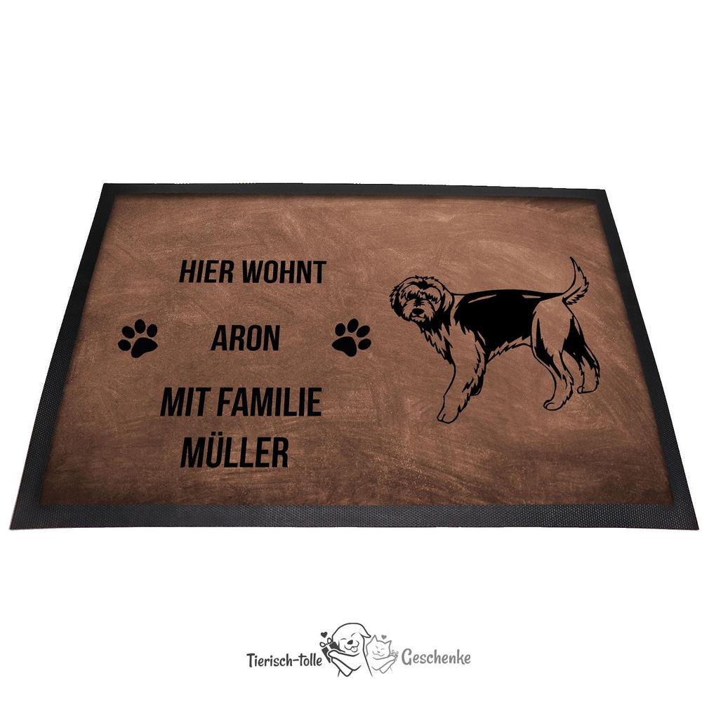 Otterhund - Fußmatte - Schmutzfangmatte - 40 x 60 cm-Tierisch-tolle Geschenke-Tierisch-tolle-Geschenke