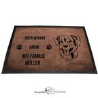 Österreichischer Pinscher - Fußmatte - Schmutzfangmatte - 40 x 60 cm-Tierisch-tolle Geschenke-Tierisch-tolle-Geschenke