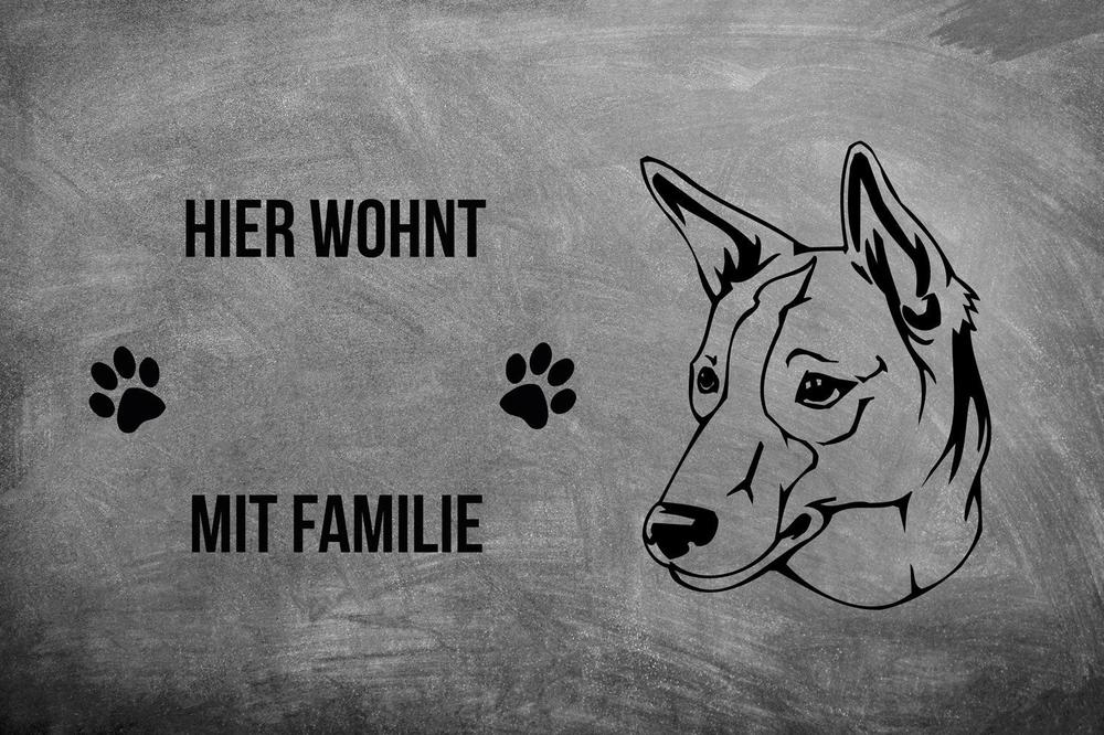Podenco - Fußmatte - Schmutzfangmatte - 40 x 60 cm-Tierisch-tolle Geschenke-Tierisch-tolle-Geschenke