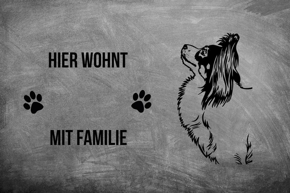 Papillon - Fußmatte - Schmutzfangmatte - 40 x 60 cm-Tierisch-tolle Geschenke-Tierisch-tolle-Geschenke