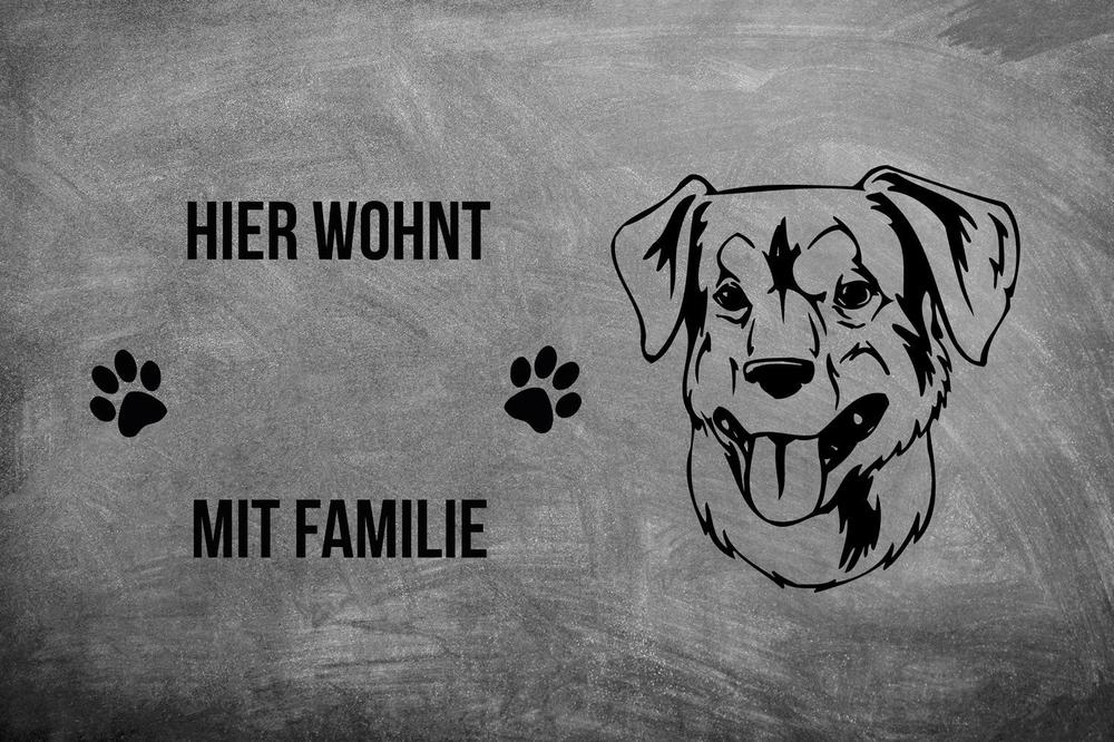 Österreichischer Pinscher - Fußmatte - Schmutzfangmatte - 40 x 60 cm-Tierisch-tolle Geschenke-Tierisch-tolle-Geschenke