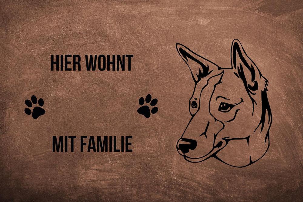 Podenco - Fußmatte - Schmutzfangmatte - 40 x 60 cm-Tierisch-tolle Geschenke-Tierisch-tolle-Geschenke