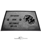 Münsterländer - Fußmatte - Schmutzfangmatte - 40 x 60 cm-Tierisch-tolle Geschenke-Tierisch-tolle-Geschenke