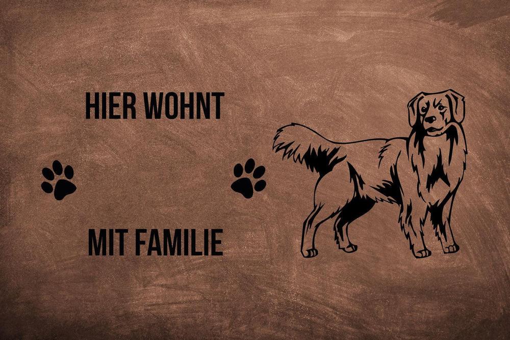 Nova Scotia Duck Tolling Retriever - Fußmatte - Schmutzfangmatte - 40 x 60 cm-Tierisch-tolle Geschenke-Tierisch-tolle-Geschenke