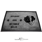 Mastiff - Fußmatte - Schmutzfangmatte - 40 x 60 cm-Tierisch-tolle Geschenke-Tierisch-tolle-Geschenke