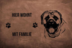 Mastiff 2 - Fußmatte - Schmutzfangmatte - 40 x 60 cm-Tierisch-tolle Geschenke-Tierisch-tolle-Geschenke