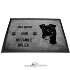 Manchester Terrier - Fußmatte - Schmutzfangmatte - 40 x 60 cm-Tierisch-tolle Geschenke-Tierisch-tolle-Geschenke