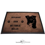 Manchester Terrier - Fußmatte - Schmutzfangmatte - 40 x 60 cm-Tierisch-tolle Geschenke-Tierisch-tolle-Geschenke