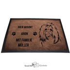 Malteser 2 - Fußmatte - Schmutzfangmatte - 40 x 60 cm-Tierisch-tolle Geschenke-Tierisch-tolle-Geschenke