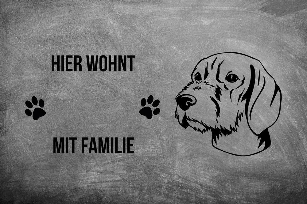 Magyar Vizsla Kurzhaar - Fußmatte - Schmutzfangmatte - 40 x 60 cm-Tierisch-tolle Geschenke-Tierisch-tolle-Geschenke