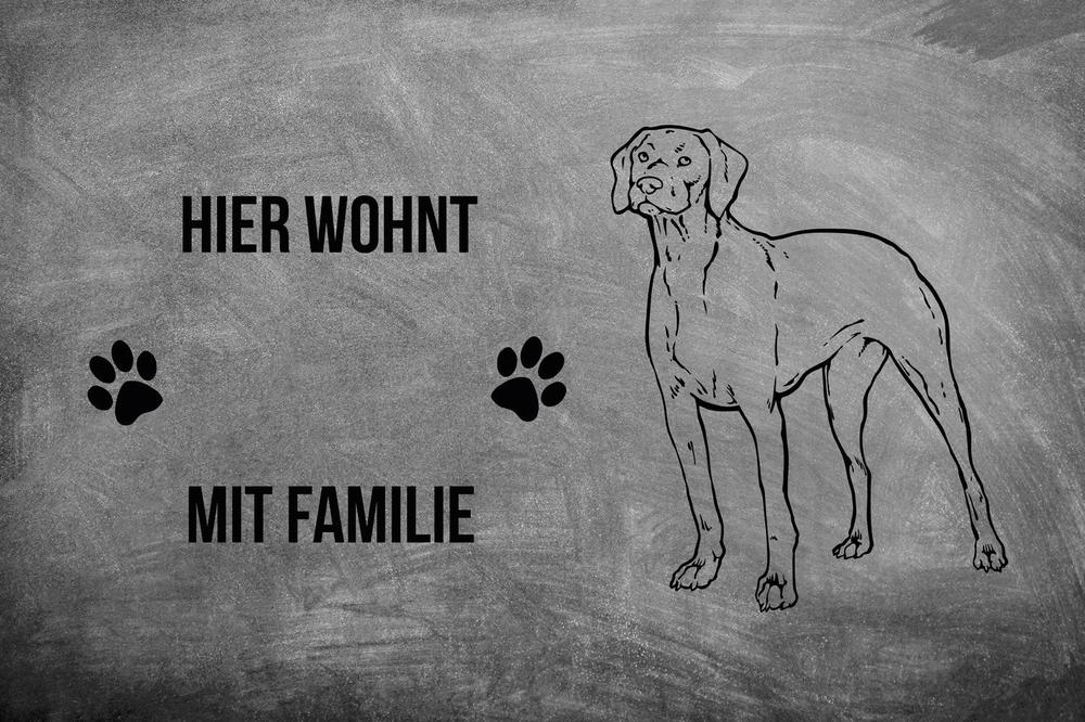 Magyar Vizsla 3 - Fußmatte - Schmutzfangmatte - 40 x 60 cm-Tierisch-tolle Geschenke-Tierisch-tolle-Geschenke