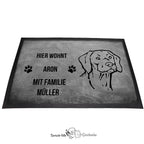 Magyar Vizsla 1 - Fußmatte - Schmutzfangmatte - 40 x 60 cm-Tierisch-tolle Geschenke-Tierisch-tolle-Geschenke