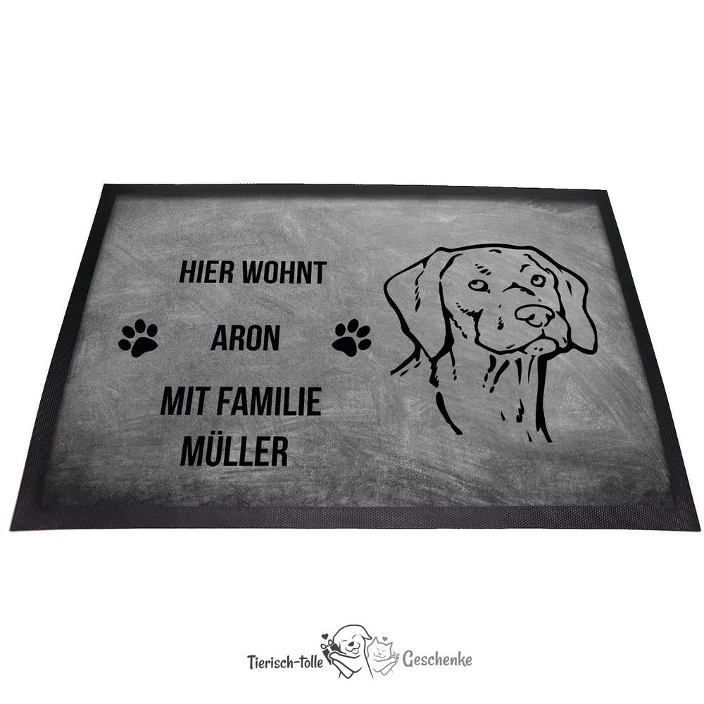 Magyar Vizsla 1 - Fußmatte - Schmutzfangmatte - 40 x 60 cm-Tierisch-tolle Geschenke-Tierisch-tolle-Geschenke