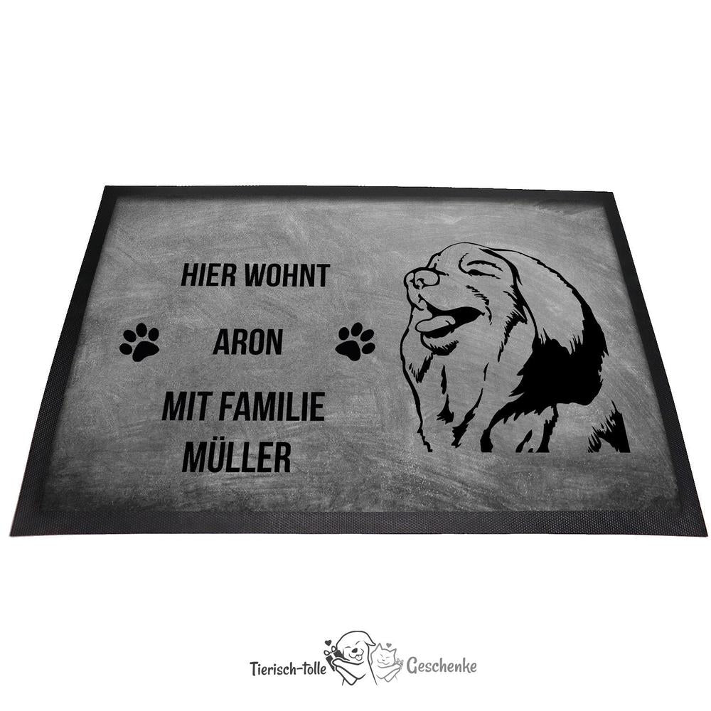 Leonberger - Fußmatte - Schmutzfangmatte - 40 x 60 cm-Tierisch-tolle Geschenke-Tierisch-tolle-Geschenke