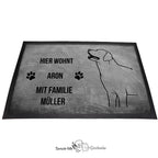 Labrador Retriever 3 - Fußmatte - Schmutzfangmatte - 40 x 60 cm-Tierisch-tolle Geschenke-Tierisch-tolle-Geschenke