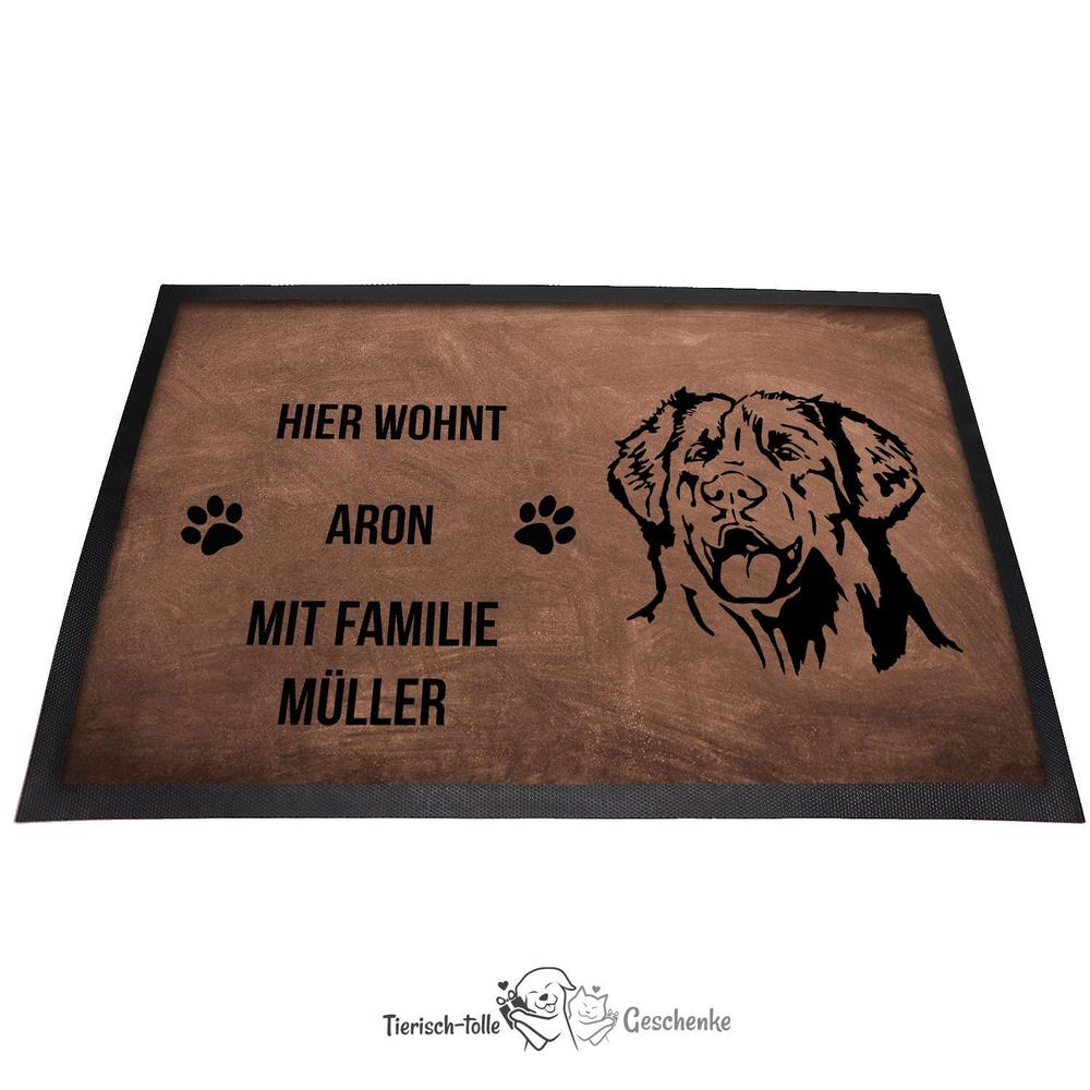 Leonberger 2 - Fußmatte - Schmutzfangmatte - 40 x 60 cm-Tierisch-tolle Geschenke-Tierisch-tolle-Geschenke