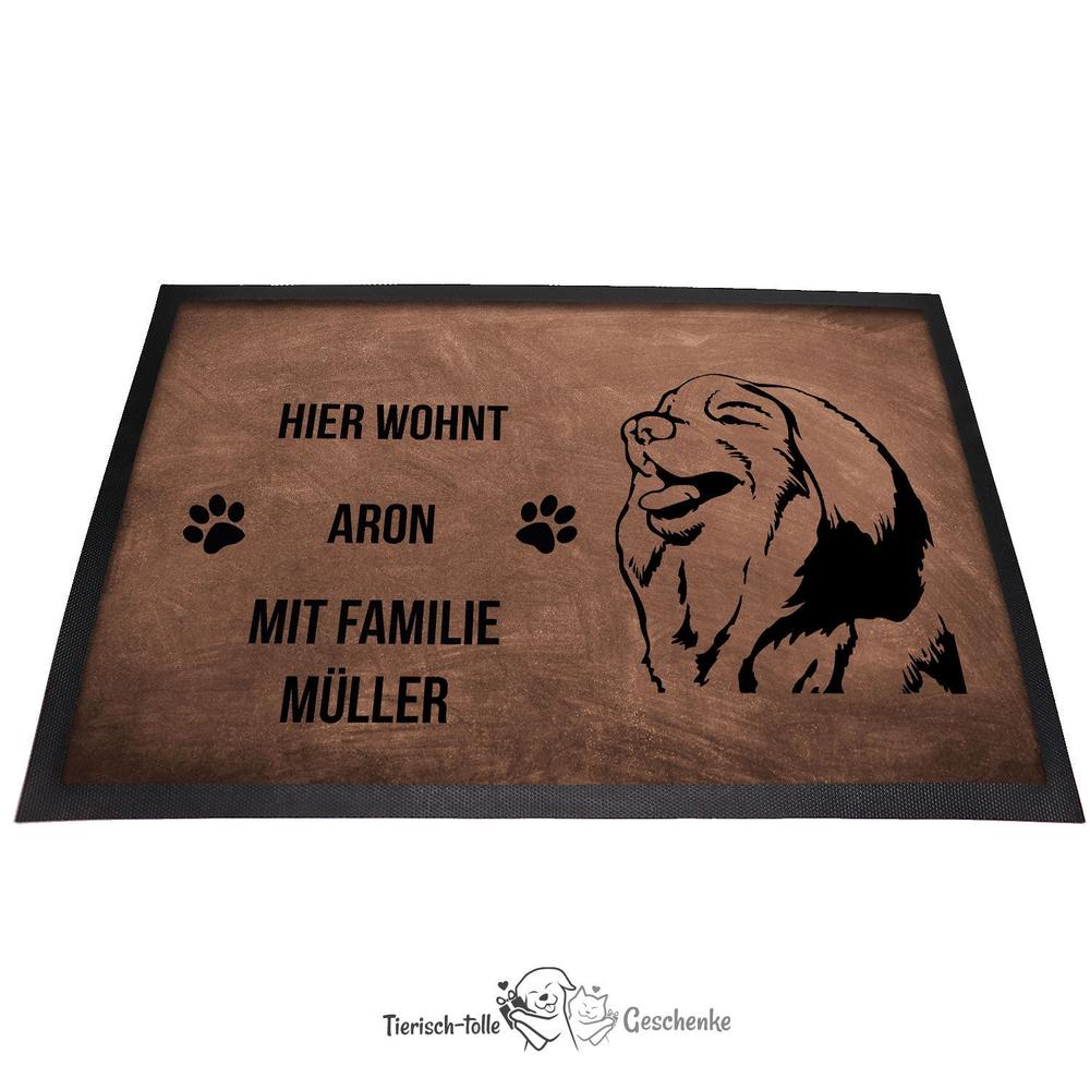 Leonberger - Fußmatte - Schmutzfangmatte - 40 x 60 cm-Tierisch-tolle Geschenke-Tierisch-tolle-Geschenke