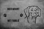 Magyar Vizsla 1 - Fußmatte - Schmutzfangmatte - 40 x 60 cm-Tierisch-tolle Geschenke-Tierisch-tolle-Geschenke