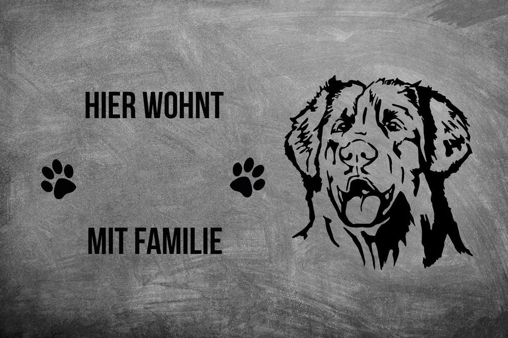 Leonberger 2 - Fußmatte - Schmutzfangmatte - 40 x 60 cm-Tierisch-tolle Geschenke-Tierisch-tolle-Geschenke