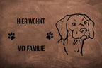 Magyar Vizsla 1 - Fußmatte - Schmutzfangmatte - 40 x 60 cm-Tierisch-tolle Geschenke-Tierisch-tolle-Geschenke
