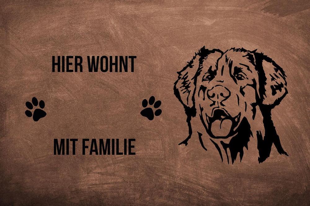 Leonberger 2 - Fußmatte - Schmutzfangmatte - 40 x 60 cm-Tierisch-tolle Geschenke-Tierisch-tolle-Geschenke