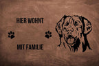 Leonberger 2 - Fußmatte - Schmutzfangmatte - 40 x 60 cm-Tierisch-tolle Geschenke-Tierisch-tolle-Geschenke