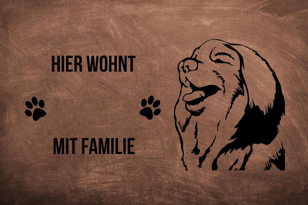 Leonberger - Fußmatte - Schmutzfangmatte - 40 x 60 cm-Tierisch-tolle Geschenke-Tierisch-tolle-Geschenke