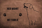 Labrador Retriever 3 - Fußmatte - Schmutzfangmatte - 40 x 60 cm-Tierisch-tolle Geschenke-Tierisch-tolle-Geschenke