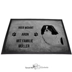 Japan Chin - Fußmatte - Schmutzfangmatte - 40 x 60 cm-Tierisch-tolle Geschenke-Tierisch-tolle-Geschenke