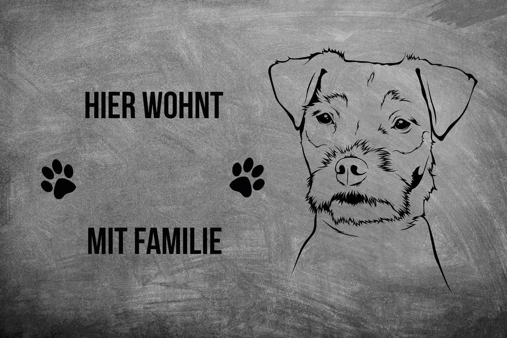 Jack Russel Terrier 4 - Fußmatte - Schmutzfangmatte - 40 x 60 cm-Tierisch-tolle Geschenke-Tierisch-tolle-Geschenke