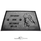 Irish Setter - Fußmatte - Schmutzfangmatte - 40 x 60 cm-Tierisch-tolle Geschenke-Tierisch-tolle-Geschenke