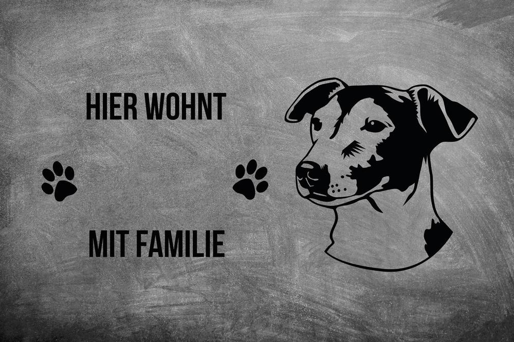 Jack Russel Terrier 3 - Fußmatte - Schmutzfangmatte - 40 x 60 cm-Tierisch-tolle Geschenke-Tierisch-tolle-Geschenke