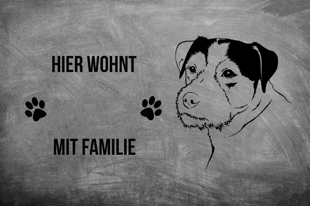 Jack Russel Terrier - Fußmatte - Schmutzfangmatte - 40 x 60 cm-Tierisch-tolle Geschenke-Tierisch-tolle-Geschenke