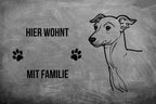 Italian Greyhound - Fußmatte - Schmutzfangmatte - 40 x 60 cm-Tierisch-tolle Geschenke-Tierisch-tolle-Geschenke
