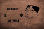 Jack Russel Terrier - Fußmatte - Schmutzfangmatte - 40 x 60 cm-Tierisch-tolle Geschenke-Tierisch-tolle-Geschenke