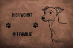 Italian Greyhound - Fußmatte - Schmutzfangmatte - 40 x 60 cm-Tierisch-tolle Geschenke-Tierisch-tolle-Geschenke