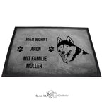 Husky 2 - Fußmatte - Schmutzfangmatte - 40 x 60 cm-Tierisch-tolle Geschenke-Tierisch-tolle-Geschenke