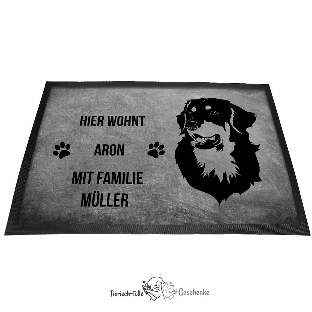 Hovawart - Fußmatte - Schmutzfangmatte - 40 x 60 cm-Tierisch-tolle Geschenke-Tierisch-tolle-Geschenke