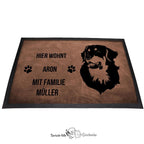 Hovawart - Fußmatte - Schmutzfangmatte - 40 x 60 cm-Tierisch-tolle Geschenke-Tierisch-tolle-Geschenke