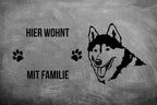 Husky 2 - Fußmatte - Schmutzfangmatte - 40 x 60 cm-Tierisch-tolle Geschenke-Tierisch-tolle-Geschenke