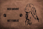 Irish Setter - Fußmatte - Schmutzfangmatte - 40 x 60 cm-Tierisch-tolle Geschenke-Tierisch-tolle-Geschenke