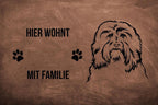 Havaneser 3 - Fußmatte - Schmutzfangmatte - 40 x 60 cm-Tierisch-tolle Geschenke-Tierisch-tolle-Geschenke