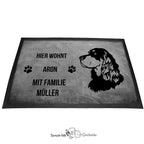 Gordon Setter - Fußmatte - Schmutzfangmatte - 40 x 60 cm-Tierisch-tolle Geschenke-Tierisch-tolle-Geschenke
