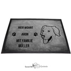 Golden Retriever 3 - Fußmatte - Schmutzfangmatte - 40 x 60 cm-Tierisch-tolle Geschenke-Tierisch-tolle-Geschenke